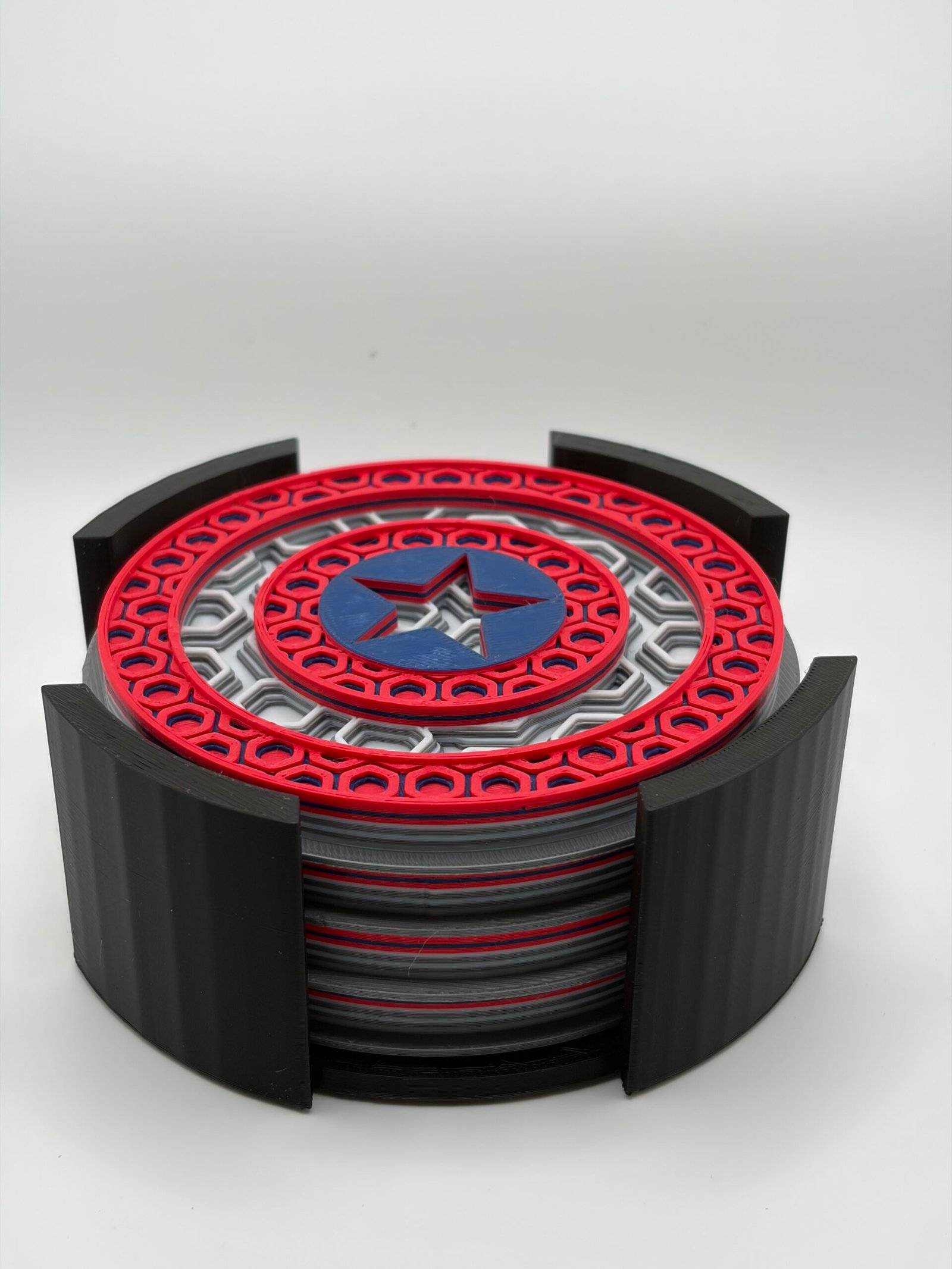 Captain America Coaster Set - Image 4
