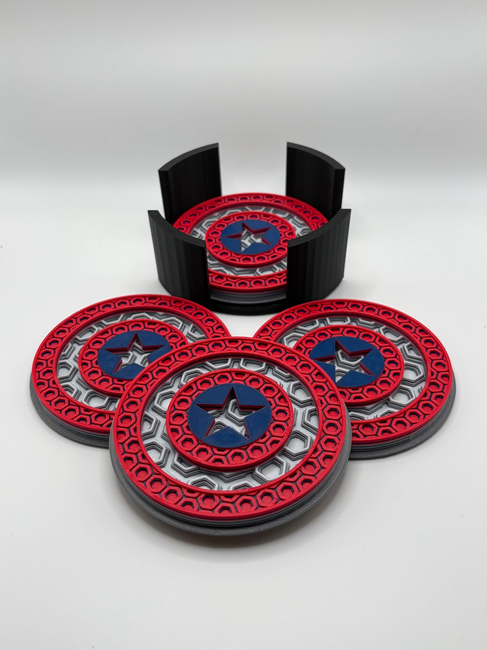 Captain America Coaster Set