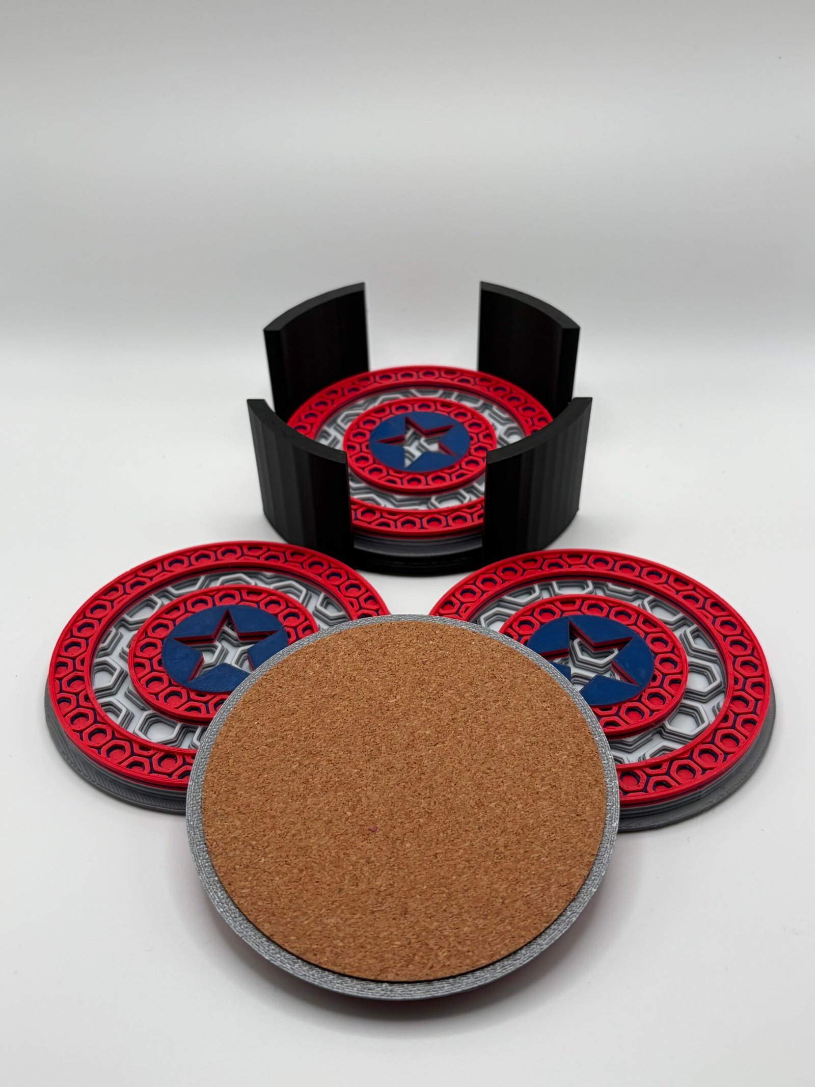Captain America Coaster Set - Image 2